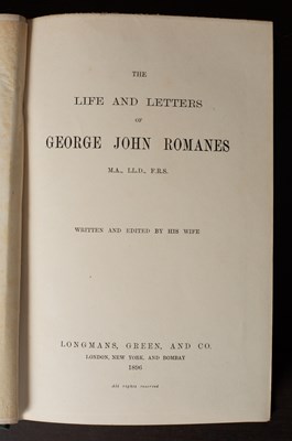 Lot 345 - [Romanes] Books by the Romanes family of authors
