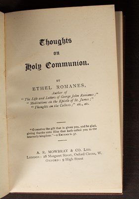 Lot 345 - [Romanes] Books by the Romanes family of authors