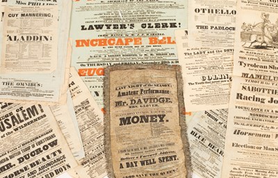 Lot 110 - Ephemera: Bath Theatre Broadsides 1830s