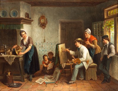 Lot 269 - Jan Jacobus Matthijs Damschroder (1825-1905)