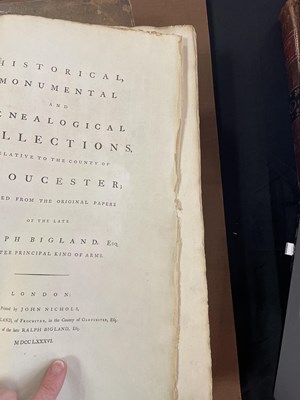 Lot 390 - Bigland (Ralph) Historical, Monumental and Genealogical Collections