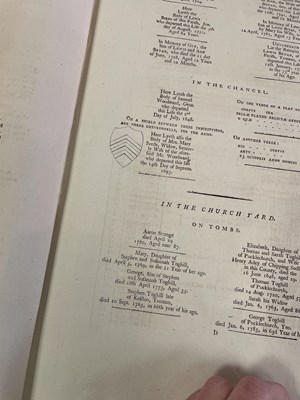 Lot 390 - Bigland (Ralph) Historical, Monumental and Genealogical Collections