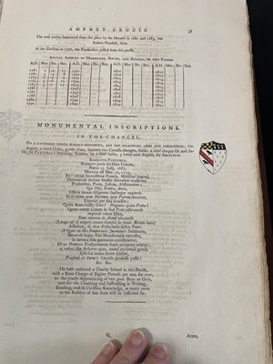 Lot 390 - Bigland (Ralph) Historical, Monumental and Genealogical Collections