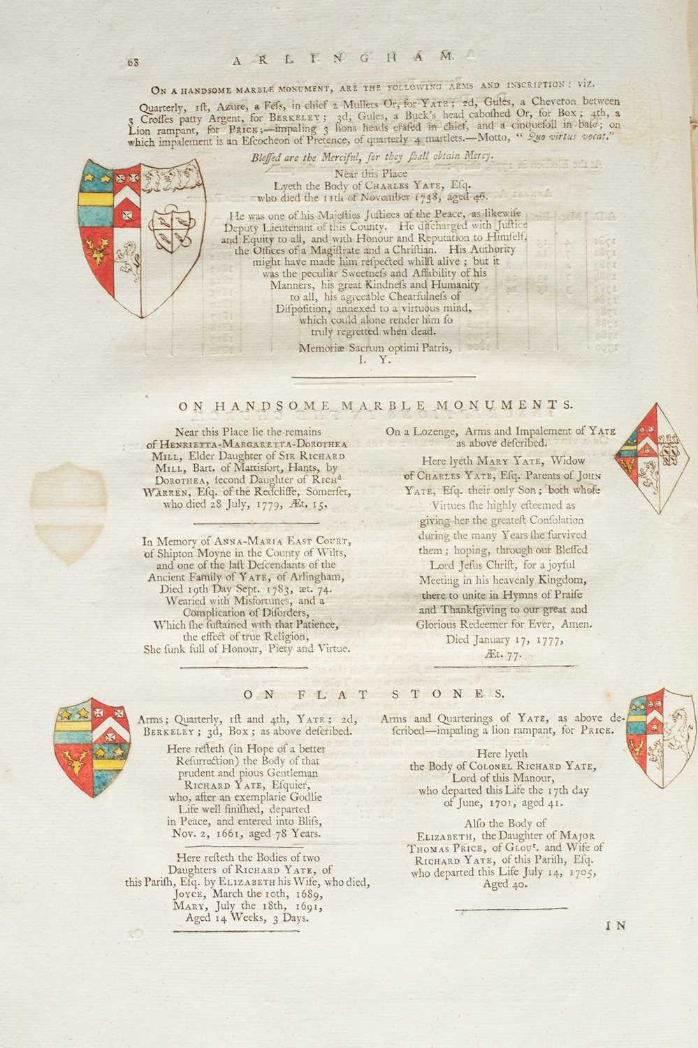 Lot 390 - Bigland (Ralph) Historical, Monumental and Genealogical Collections