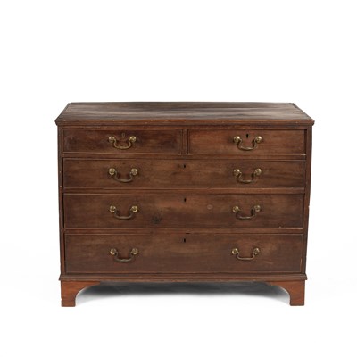 Lot 690 - A George III mahogany chest of drawers