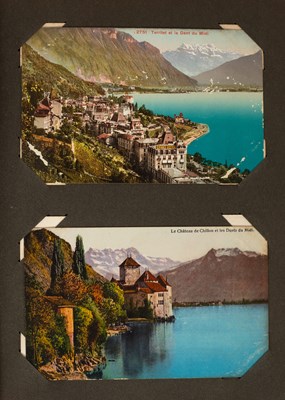 Lot 443 - A postcard album