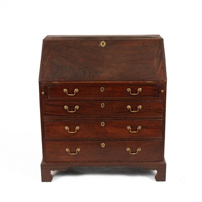 Lot 613 - A George III mahogany bureau