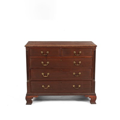 Lot 615 - A George III mahogany chest