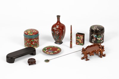 Lot 609 - Assorted cloisonné items