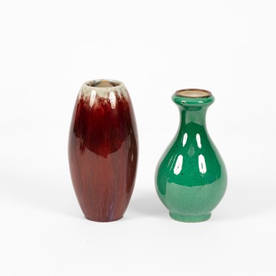 Lot 614 - A Chinese sang-de-boeuf vase