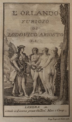 Lot 255 - Ariosto (Lodovico) L'Orlando Furioso