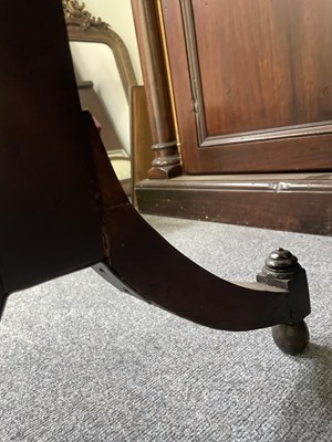 Lot 234 - A George III mahogany waterfall bookcase