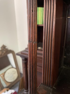 Lot 234 - A George III mahogany waterfall bookcase