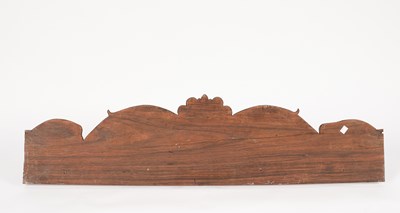 Lot 429 - An Anglo Indian goncalo alves carved back plate