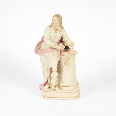 Lot 370 - An early 19th Century Derby figure of John Milton