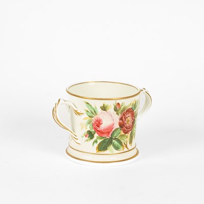 Lot 371 - A 19th Century porcelain two-handled mug