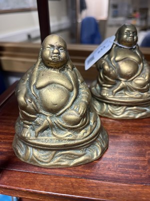 Lot 633 - A Chinese brass brazier or handwarmer