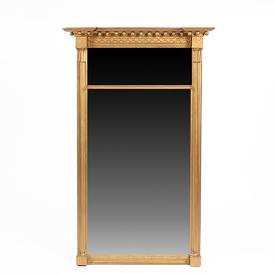 Lot 656 - A Regency gilt framed pier glass