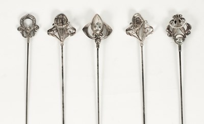 Lot 28 - Two Charles Horner silver hatpins