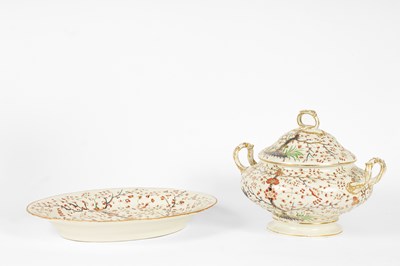Lot 392 - A Derby circular two-handed tureen and cover
