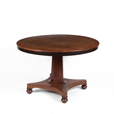 Lot 554 - A Victorian mahogany circular breakfast table