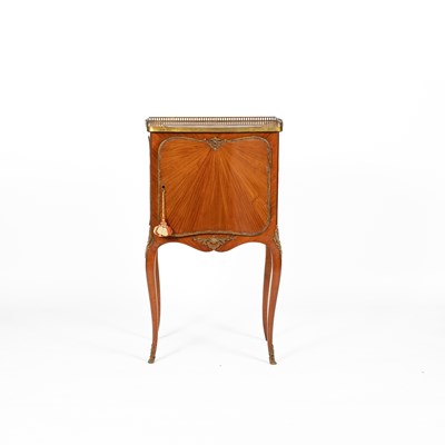 Lot 192 - A French satinwood and gilt-metal mounted side cabinet