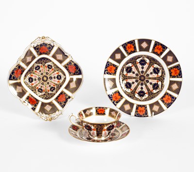 Lot 377 - A Royal Crown Derby cup and saucer
