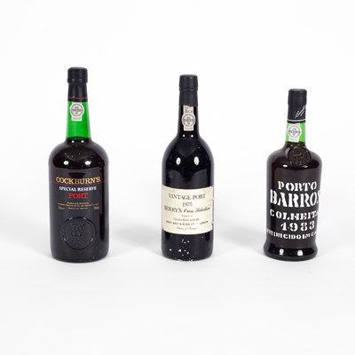 Lot 454 - Three bottles of port