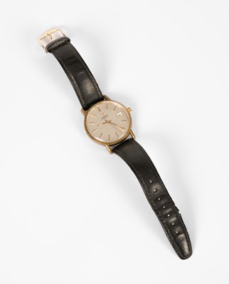 Lot 21 - A gentleman's Omega automatic gold plated wristwatch