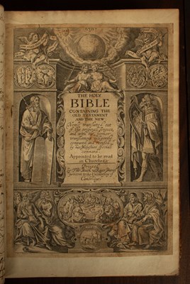 Lot 327 - [Sir Edmund Poley (1619-1671)] The Holy Bible
