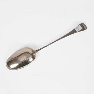 Lot 60 - A George II silver basting spoon
