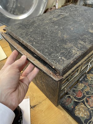 Lot 149 - A rare Spanish-Colonial travelling writing desk
