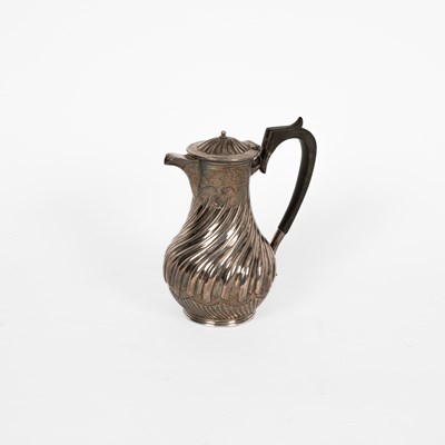 Lot 78 - A Victorian silver hot water jug