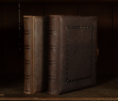 Lot 630 - Two Victorian photograph albums