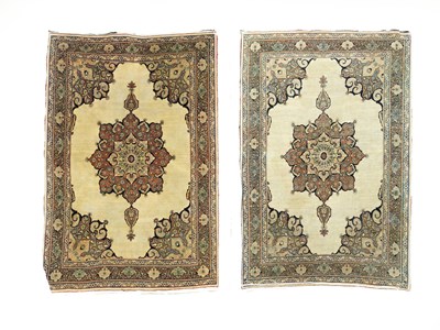 Lot 308 - A pair of Tabriz rugs