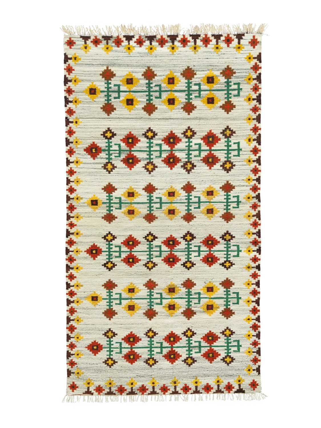 Lot 538 - An Eastern European flatweave rug