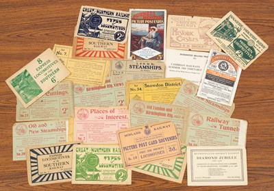 Lot 276 - A quantity of Railway Official postcard empty paper envelope sets
