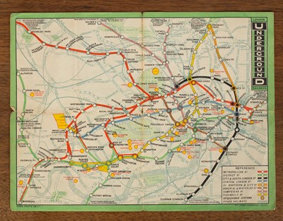 Lot 277 - A London Underground Map