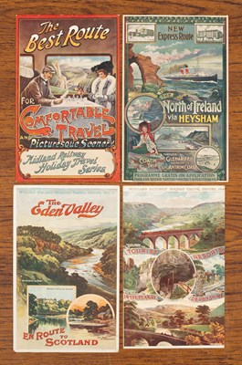 Lot 282 - Three postcards Midland Railway Official Holiday Travel series