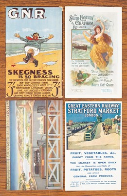 Lot 286 - Four Railway Official pictorial poster postcards