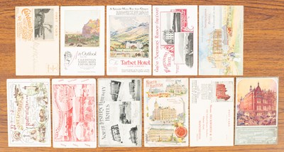 Lot 288 - Eleven Railway Official advertising postcards