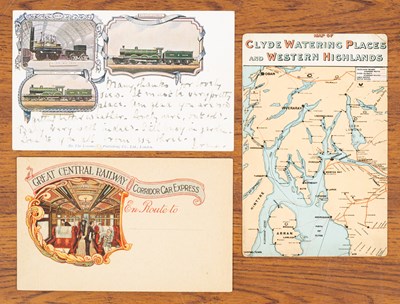 Lot 289 - Caledonian Railway Official postcards