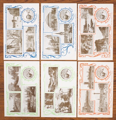 Lot 296 - Six London Underground Electric Railway Official advertising postcards