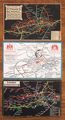 Lot 297 - London Underground postcard map