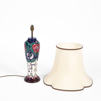 Lot 472 - A Moorcroft lamp