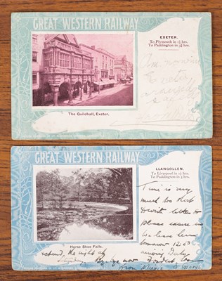 Lot 304 - An album of GWR Railway Official postcards