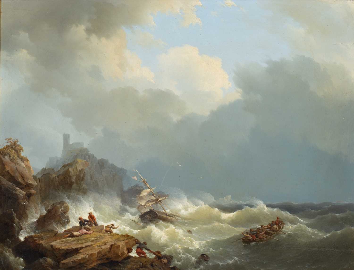 Lot 376 - Hermanus I Koekkoek (1815-1882)