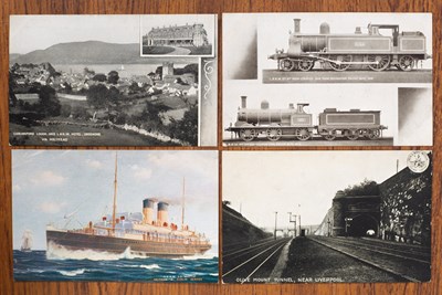 Lot 310 - An album of LNWR Railway Official postcards