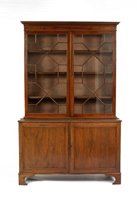 Lot 250 - A George III mahogany bookcase