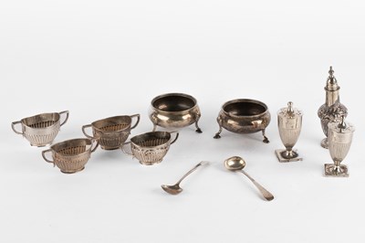Lot 79 - A quantity of silver cruets